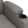 Fauteuil inclinable Taupe Tissu 