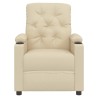 Fauteuil inclinable Crème Tissu 