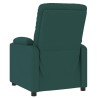 Fauteuil inclinable Vert foncé Tissu 