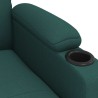 Fauteuil inclinable Vert foncé Tissu 