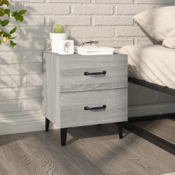 Table de chevet Sonoma gris 40x35x47,5 cm 