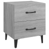 Table de chevet Sonoma gris 40x35x47,5 cm 