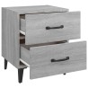 Table de chevet Sonoma gris 40x35x47,5 cm 
