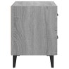 Table de chevet Sonoma gris 40x35x47,5 cm 