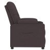 Fauteuil inclinable Marron foncé Tissu 