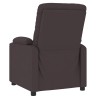 Fauteuil inclinable Marron foncé Tissu 