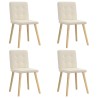 Chaises à manger lot de 4 Lin 