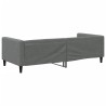 Lit de repos sans matelas gris foncé 90x190 cm tissu 