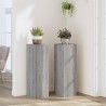 Supports pour plantes 2 pcs sonoma gris bois d'ingénierie 