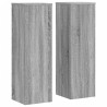 Supports pour plantes 2 pcs sonoma gris bois d'ingénierie 
