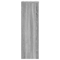Supports pour plantes 2 pcs sonoma gris bois d'ingénierie 