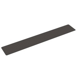 Tapis de couloir aspect sisal anthracite 50x300 cm 