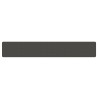 Tapis de couloir aspect sisal anthracite 50x300 cm 