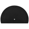Socle demi-rond de parasol Polyrésine 9 kg Noir 