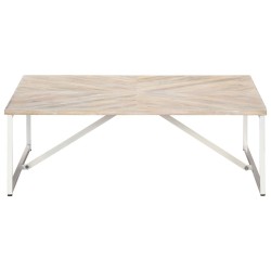 Table basse 110x110x36 cm Bois de manguier solide 