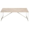 Table basse 110x110x36 cm Bois de manguier solide 