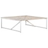 Table basse 110x110x36 cm Bois de manguier solide 