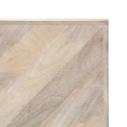 Table basse 110x110x36 cm Bois de manguier solide 
