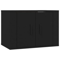 Meuble TV mural Noir 57x34,5x40 cm 