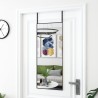 Miroir de porte Noir 40x100 cm Verre et aluminium 