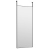Miroir de porte Noir 40x100 cm Verre et aluminium 