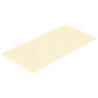 Panneaux muraux 12 pcs Crème 60x30 cm Similicuir 2,16 m² 
