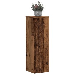 Supports pour plantes 2 pcs vieux bois bois d'ingénierie 