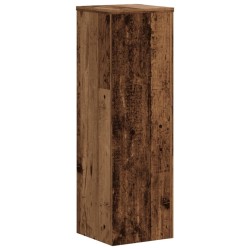 Supports pour plantes 2 pcs vieux bois bois d'ingénierie 