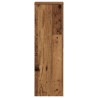 Supports pour plantes 2 pcs vieux bois bois d'ingénierie 