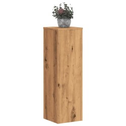 Supports pour plantes 2 pcs chêne artisanal bois d'ingénierie 