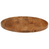 Dessus de table Ø 50x3,8 cm rond bois de manguier massif 
