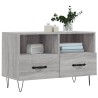 Meuble TV Sonoma gris 80x36x50 cm Bois d'ingénierie 