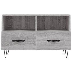Meuble TV Sonoma gris 80x36x50 cm Bois d'ingénierie 