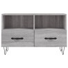Meuble TV Sonoma gris 80x36x50 cm Bois d'ingénierie 