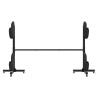 Porte-kayak pour 2 kayaks 250x57x127,5 cm acier 