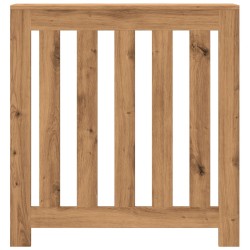 Cache-radiateur chêne artisanal 78x20x82 cm bois d'ingénierie 