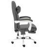 Chaise de bureau de massage Gris Similicuir 
