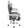 Chaise de bureau de massage Gris Similicuir 