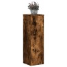 Supports pour plantes 2 pcs chêne fumé bois d'ingénierie 