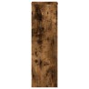 Supports pour plantes 2 pcs chêne fumé bois d'ingénierie 