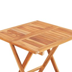 Ensemble de bistro 3 pcs avec coussins vert vif Bois de teck 