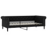 Lit de jour sans matelas noir 90x200 cm similicuir 