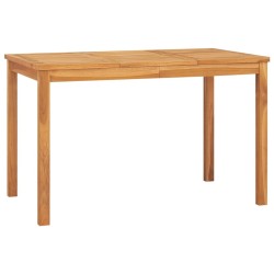 Table à dîner de jardin 120x70x77 cm Bois de teck solide 