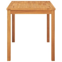 Table à dîner de jardin 120x70x77 cm Bois de teck solide 