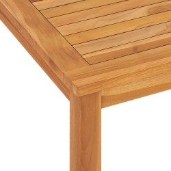 Table à dîner de jardin 120x70x77 cm Bois de teck solide 