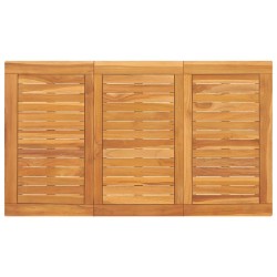 Table à dîner de jardin 120x70x77 cm Bois de teck solide 