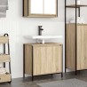 Meuble de salle de bain lavabo chêne sonoma 60x34,5x60 cm 