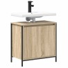 Meuble de salle de bain lavabo chêne sonoma 60x34,5x60 cm 