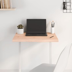 Dessus de table 60x50x(2-4) cm bois de chêne massif non traité 