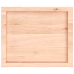 Dessus de table 60x50x(2-4) cm bois de chêne massif non traité 